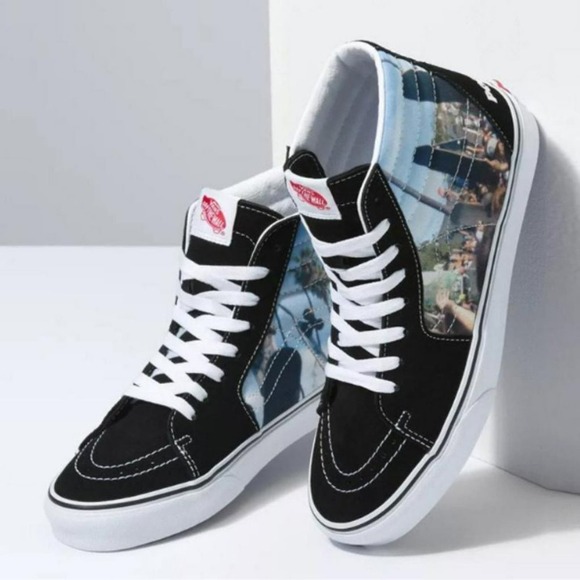 NEW Vans Men's MOCA Frances Stark Sk8-Hi Sneaker In Black Size 11 - Picture 4 of 12